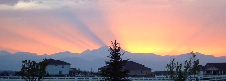 Colorado sunset