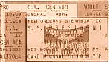 Concert Ticket Stubs - Click to view photo 8 of 19. The Producers - S.S. President, New Orleans, LA - November 21, 1984