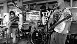 Coscino's Pizza's Free Mardi Gras Concert - February 2011 - Click to view photo 19 of 101. Mike Coscino (guitar, vocals), Billy Blanke (drums), Joseph DeDon (bass, vocals). Coscino's Free Mardi Gras Concert, Mandeville, LA - February 26, 2011