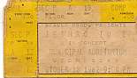 Concert Ticket Stubs - Click to view photo 5 of 19. Jethro Tull - Municipal Auditorium, New Orleans, LA - October 13, 1982
