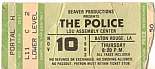 Concert Ticket Stubs - Click to view photo 7 of 19. The Police - LSU Assembly Center, Baton Rouge, LA - November 10, 1983