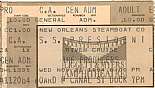 Concert Ticket Stubs - Click to view photo 8 of 19. The Producers - S.S. President, New Orleans, LA - November 21, 1984