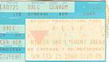 Concert Ticket Stubs - Click to view photo 13 of 19. Rush - Lakefront Arena, New Orleans, LA - February 25, 1990