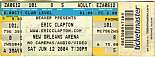 Concert Ticket Stubs - Click to view photo 15 of 19. Eric Clapton - New Orleans Arena, New Orleans, LA - June 12, 2004