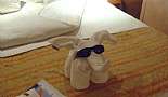 Carnival Fantasy - West Caribbean Cruise - September, October 2009 - Click to view photo 16 of 50. Towel Elephant - Carnival Fantasy
