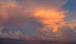 Cayman Islands -  August, September 2010 - Click to view photo 21 of 90. Clouds just before sunset - Breakers, Grand Cayman