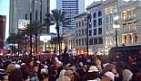 Crowd on Canal Street - New Orleans, LA