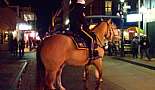 French Quarter After Saints Win Superbowl - February 2010 - Click to view photo 22 of 23. Mounted Police on Bourbon Street - New Orleans, LA