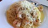 Shrimp Scampi with Parmesan Cheese