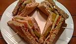 Food and Drink - Click to view photo 26 of 224. Bacon, cheese and pickle sandwich...