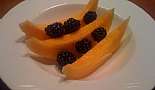 Cantaloupe and Blackberries