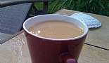 Food and Drink - Click to view photo 94 of 224. Cafe au lait poolside :)