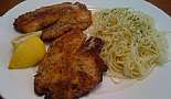 Fried Fish and Pasta
