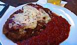 Veal Parmesan without pasta at Coscino's Pizza :)