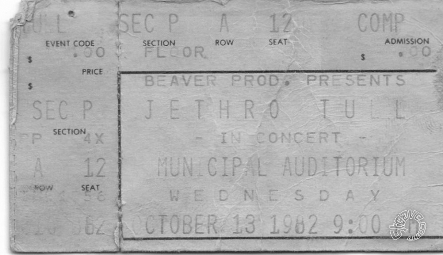 Concert Ticket Stubs