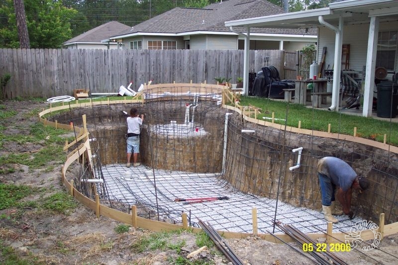Pool and Spa Build - May, June, July, August 2006