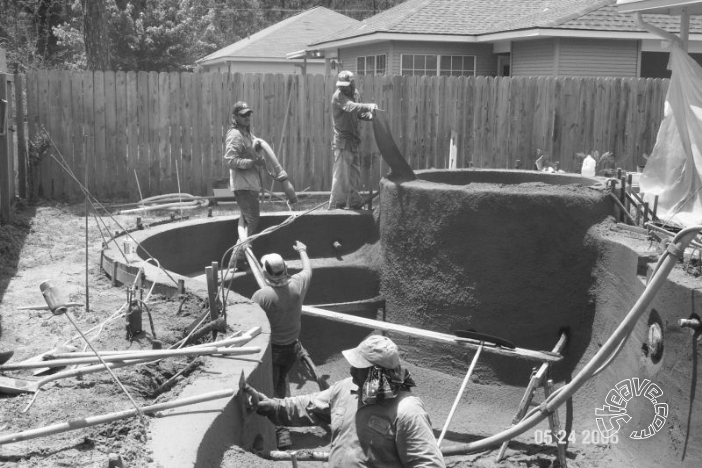 Pool and Spa Build - May, June, July, August 2006