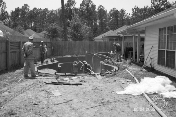Pool and Spa Build - May, June, July, August 2006