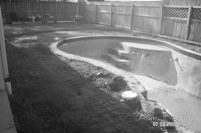 Pool and Spa Build - May, June, July, August 2006