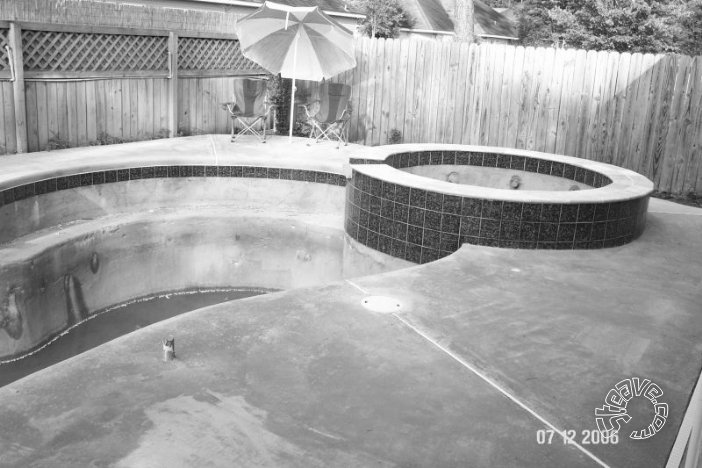 Pool and Spa Build - May, June, July, August 2006