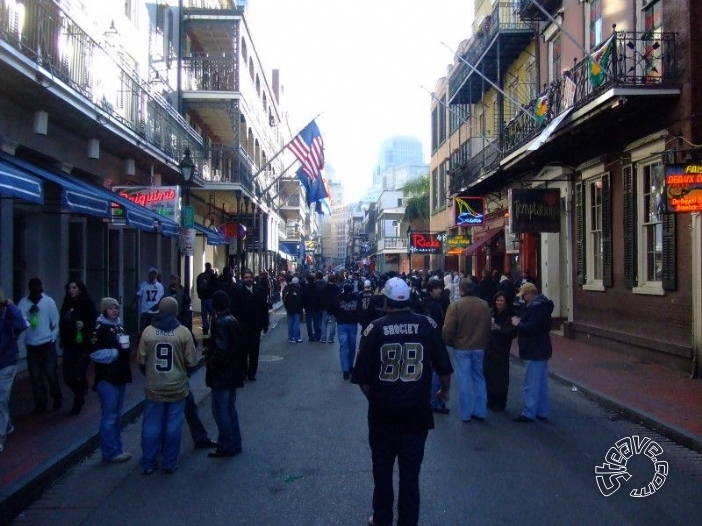 French Quarter After Saints Win Superbowl - February 2010